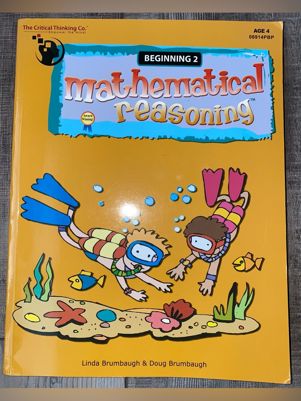 Mathematical Reasoning Beginning 2 Preschool Kindergarten Homeschool Workbook